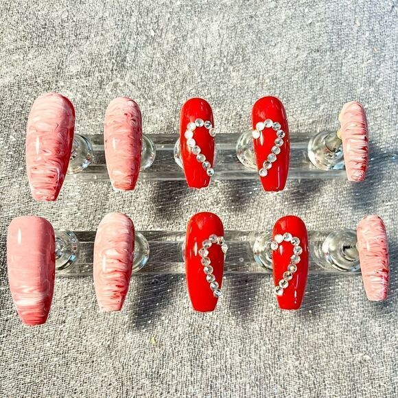 Piece of my heart gel pressons - Picture 8 of 11